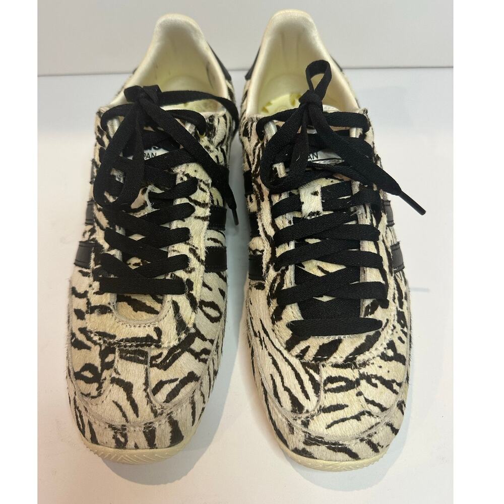 Adidas Originals Japan Pony Hair Sneakers Women’s 9.5 Zebra Print Low Top Shoes - Picture 3 of 10